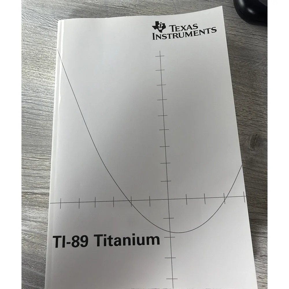 Texas Instruments TI-89 Titanium Graphing Calculator W/ Slide Case & CD Manual